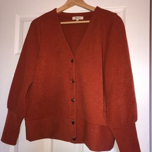 Madewell Ottoman Rib Cardigan